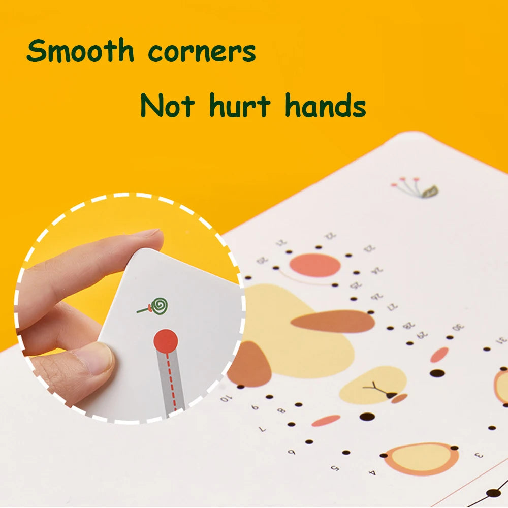 Children Montessori Drawing Pen Control Training Math Color Shape Tracing Match Game Set Toddler Activities Educational Toy Book