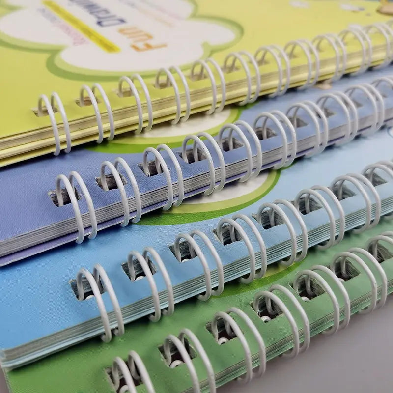 SANK Montessori Reusable Magic Book Calligraphy Copybook Children's Notebook For Calligraphy Handwriting Copybook Writing Gifts